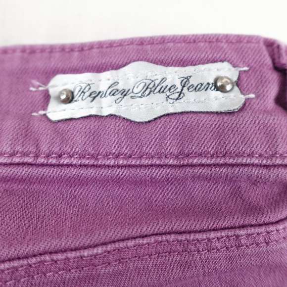 Replay Teena Flare Jeans Women's 27x34 Low Rise Stretch Denim - Picture 6 of 14